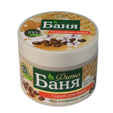 Скраб с антицеллюлитным эффектом Фратти Фито Баня Мед и кофейные зерна 300 мл Скраб с антицеллюлитным эффектом Фратти Фито Баня Мед и кофейные зерна 300 мл