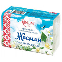 Крем-мыло кусковое твердое LINOM Жасмин 300 г