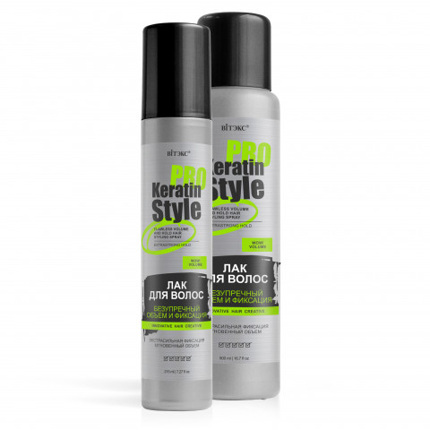 Лак для волос Безупречный объем Витэкс Pro Keratin Style Экстрасильная фиксация Сменный баллон 500 мл Лак для волос Безупречный объем Витэкс Pro Keratin Style Экстрасильная фиксация Сменный баллон 500 мл