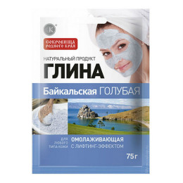Глина омолаживающая байкальская голубая Фито Косметик 75 г