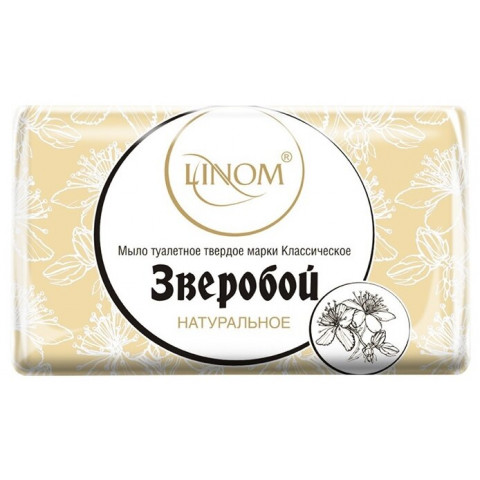 Мыло ЛИНОМ "Зверобой" флоу-пак, 100 г