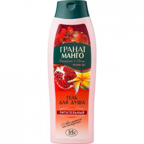 Гель для душа IRIS Aroma Line гранат и манго 400 мл