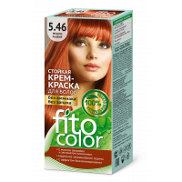 Крем-краска стойкая для волос Fitocolor цвета медно-рыжий