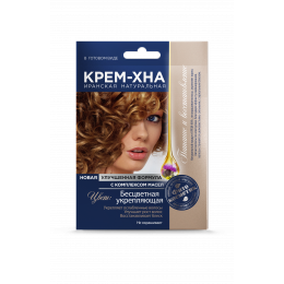 Крем-хна в готовом виде Фитокосметик с комплексом масел бесцветная укрепляющая, 50 мл