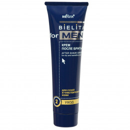 Крем после бритья для сухой и чувствительной кожи Белита Bielita for MEN 100 мл